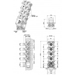 Gessi Inciso Wellness Bateria termostatyczna element podtynkowy Chrom 43107.031 / 43107031