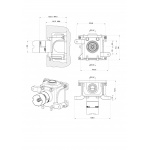 Gessi Inciso Wellness Zawór podtynkowy do batereii termostatycznej Chrom 43283.031 / 43283031