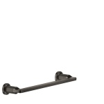 Gessi Inciso Wieszak na ręcznik 300 mm Black Metal Brushed PVD 58497.707