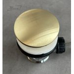      Gessi Ingranaggio Bateria umywalkowa z korkiem brushed brass pvd 63503.727