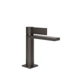 Gessi Inverso Diamantato Bateria umywalkowa z korkiem klik-klak Black Metal Brushed PVD 73651.707