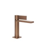 Gessi Inverso Diamantato Bateria umywalkowa z korkiem klik-klak Copper Brushed PVD 73651.708
