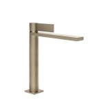 Gessi Inverso Diamantato Bateria umywalkowa średnia z korkiem klik-klak Finox Brushed Nickel 73655.149