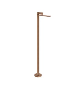 Gessi Inverso Diamantato Bateria umywalkowa wolnostojąca - element zewnętrzny Copper Brushed PVD 73695.708