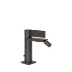 Gessi Inverso Diamantato Bateria bidetowa z korkiem klik-klak Black Metal Brushed PVD 73607.707
