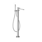 Gessi Inverso Diamantato Bateria wannowa wolnostojąca z zestawem prysznicowym Chrom 73628.031
