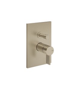 Gessi Inverso Diamantato Bateria wannowo-prysznicowa podtynkowa 2-drożna - element zewnętrzny Finox Brushed Nickel 73679.149