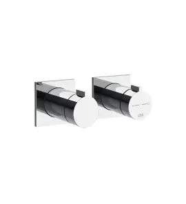 Gessi Inverso Diamantato Bateria prysznicowa termostatyczna podtynkowa 3-drożna - element zewnętrzny Chrom 73036.031