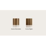 Gessi Inverso Diamantato Bateria prysznicowa termostatyczna podtynkowa 2-drożna - element zewnętrzny Copper Brushed PVD 44334.708