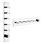 Gessi Inverso Diamantato Bateria prysznicowa termostatyczna podtynkowa 5-drożna - element zewnętrzny Chrom 43030.031