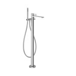 Gessi Inverso Rigato Bateria wannowa wolnostojąca z zestawem prysznicowym Chrom 73528.031