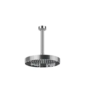 Gessi Inverso Diamantato Deszczownica Ø 250 mm z ramieniem sufitowym (długość regulowana) Chrom 63653.031