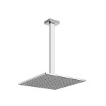 Gessi Inverso Diamantato Deszczownica 300x300 mm z ramieniem sufitowym (długość regulowana) Chrom 15199.031