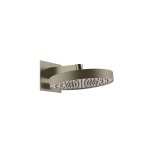 Gessi Inverso Diamantato Głowica prysznicowa Ø 300 mm ścienna Finox Brushed Nickel 63449.149