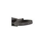 Gessi Inverso Diamantato Głowica prysznicowa Ø 300 mm ścienna Black Metal Brushed PVD 63449.707
