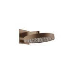Gessi Inverso Diamantato Głowica prysznicowa Ø 300 mm ścienna Copper Brushed PVD 63449.708