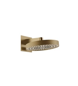 Gessi Inverso Diamantato Głowica prysznicowa Ø 300 mm ścienna Warm Bronze Brushed PVD 63449.726