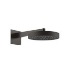 Gessi Inverso Diamantato Głowica prysznicowa Ø 300 mm ścienna Black Metal Brushed PVD 63468.707