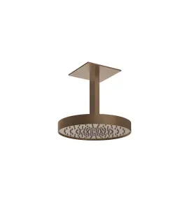 Gessi Inverso Diamantato Głowica prysznicowa Ø 300 mm sufitowa (długość regulowana) Copper Brushed PVD 63470.708