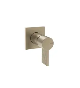 Gessi Inverso Diamantato Mieszacz ścienny z jednym wyjściem - element zewnętrzny Finox Brushed Nickel 73609.149