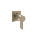 Gessi Inverso Diamantato Mieszacz ścienny z jednym wyjściem - element zewnętrzny Finox Brushed Nickel 73609.149