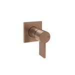 Gessi Inverso Diamantato Mieszacz ścienny z jednym wyjściem - element zewnętrzny Copper Brushed PVD 73609.708