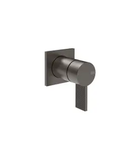 Gessi Inverso Diamantato Mieszacz podtynkowy jednodrożny - element zewnętrzny Black Metal Brushed PVD  73619.707