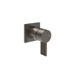 Gessi Inverso Diamantato Mieszacz podtynkowy jednodrożny - element zewnętrzny Black Metal Brushed PVD  73619.707