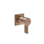 Gessi Inverso Diamantato Mieszacz podtynkowy jednodrożny - element zewnętrzny Copper Brushed PVD 73619.708