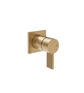 Gessi Inverso Diamantato Mieszacz podtynkowy jednodrożny - element zewnętrzny Warm Bronze Brushed PVD 73619.726