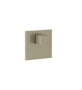 Gessi Inverso Diamantato Mieszacz prysznicowy termostatyczny podtynkowy - element zewnętrzny Finox Brushed Nickel 43252.149