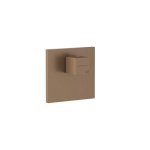 Gessi Inverso Diamantato Mieszacz prysznicowy termostatyczny podtynkowy - element zewnętrzny Copper Brushed PVD 43252.708