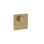 Gessi Inverso Diamantato Mieszacz prysznicowy termostatyczny podtynkowy - element zewnętrzny Warm Bronze Brushed PVD 43252.726
