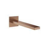 Gessi Inverso Diamantato Wylewka wannowa podtynkowa 198 mm - element zewnętrzny Copper Brushed PVD 73102.708