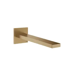 Gessi Inverso Diamantato Wylewka wannowa podtynkowa 198 mm - element zewnętrzny Warm Bronze Brushed PVD 73102.726