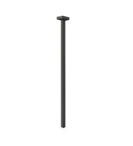 Gessi Inverso Diamantato Wylewka umywalkowa sufitowa Black Metal Brushed PVD 20099.707