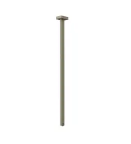 Gessi Inverso Diamantato Wylewka umywalkowa sufitowa (długość na zamówienie) Finox Brushed Nickel 20199.149