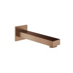 Gessi Inverso Diamantato Wylewka wannowa podtynkowa 180 mm - element zewnętrzny Copper Brushed PVD 73103.708
