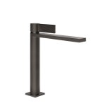 Gessi Inverso Rigato Bateria umywalkowa z korkiem klik-klak Black Metal Brushed PVD 73555.707