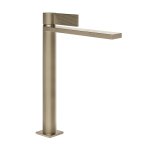 Gessi Inverso Rigato Bateria umywalkowa wysoka bez korka Finox Brushed Nickel 73504.149