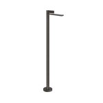Gessi Inverso Rigato Bateria umywalkowa wolnostojąca - element zewnętrzny Black Metal Brushed PVD 73595.707