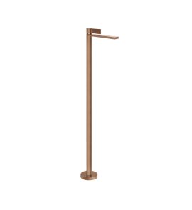 Gessi Inverso Rigato Bateria umywalkowa wolnostojąca - element zewnętrzny Copper Brushed PVD 73595.708