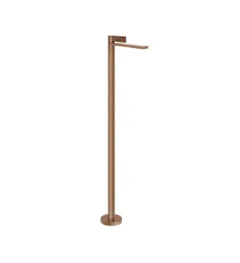 Gessi Inverso Rigato Bateria umywalkowa wolnostojąca - element zewnętrzny Copper Brushed PVD 73595.708