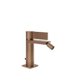 Gessi Inverso Rigato Bateria bidetowa z korkiem klik-klak Copper Brushed PVD 73507.708