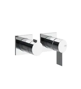 Gessi Inverso Rigato Bateria prysznicowa podtynkowa 2-drożna - element zewnętrzny Chrom 73538.031