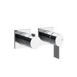 Gessi Inverso Rigato Bateria prysznicowa podtynkowa 2-drożna - element zewnętrzny Chrom 73538.031