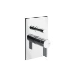 Gessi Inverso Rigato Bateria wannowo-prysznicowa podtynkowa 2-drożna - element zewnętrzny Chrom 73579.031