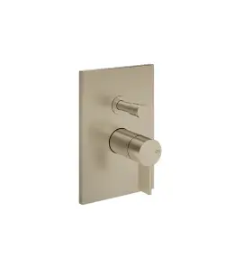 Gessi Inverso Rigato Bateria wannowo-prysznicowa podtynkowa 2-drożna - element zewnętrzny Finox Brushed Nickel 73579.149