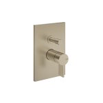 Gessi Inverso Rigato Bateria wannowo-prysznicowa podtynkowa 2-drożna - element zewnętrzny Finox Brushed Nickel 73579.149