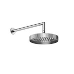 Gessi Inverso Rigato Deszczownica Ø 218 mm z ramieniem ściennym Chrom 63548.031